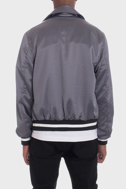 Men's LUXURY Satin Bomber Jacket