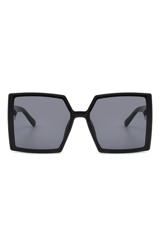 Square Flat Top Large Oversize Fashion Sunglasses