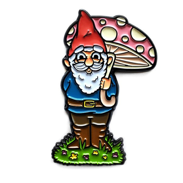 Garden Gnome Enamel Pin