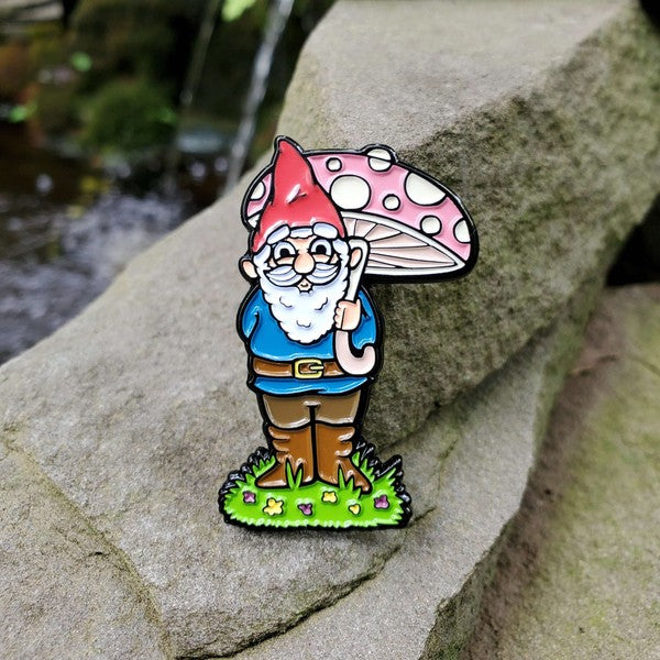 Garden Gnome Enamel Pin