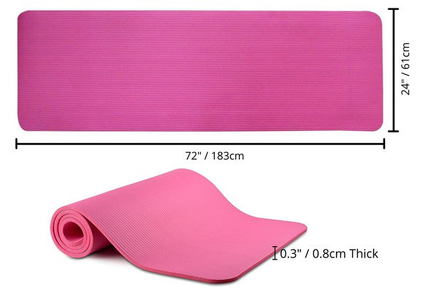 Thick Yoga & Pilates Exercise Mat