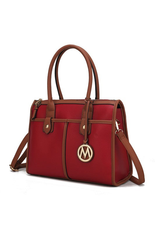 MKF Livia Satchel Handbag Crossover Women by Mia k