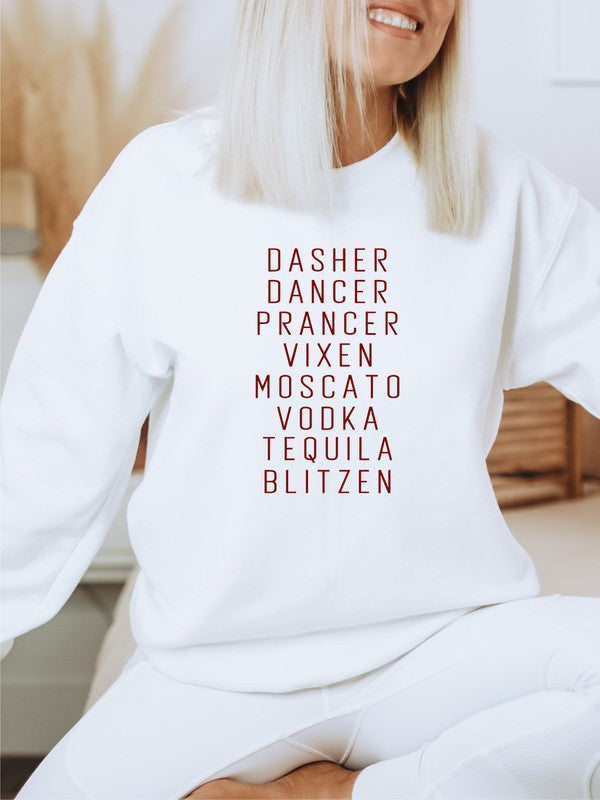 Dasher Dancer Prancer Vixen Boutique Tee