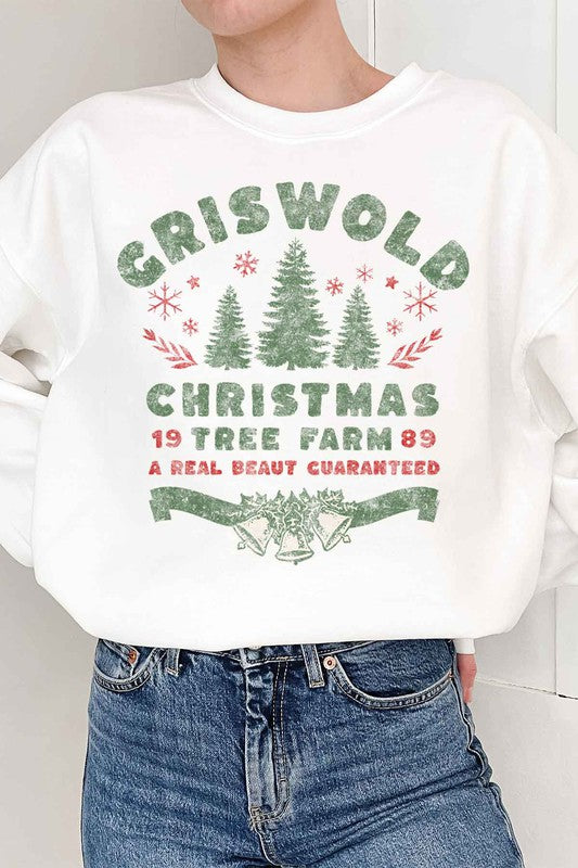 CHRISTMAS TREE FARM GRAPHIC SWEATSHIRT