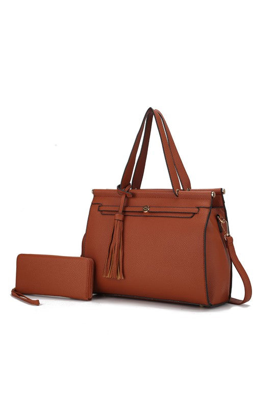 MKF Collection Shelby Satchel with Wallet by Mia K