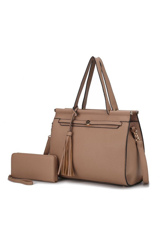 MKF Collection Shelby Satchel with Wallet by Mia K