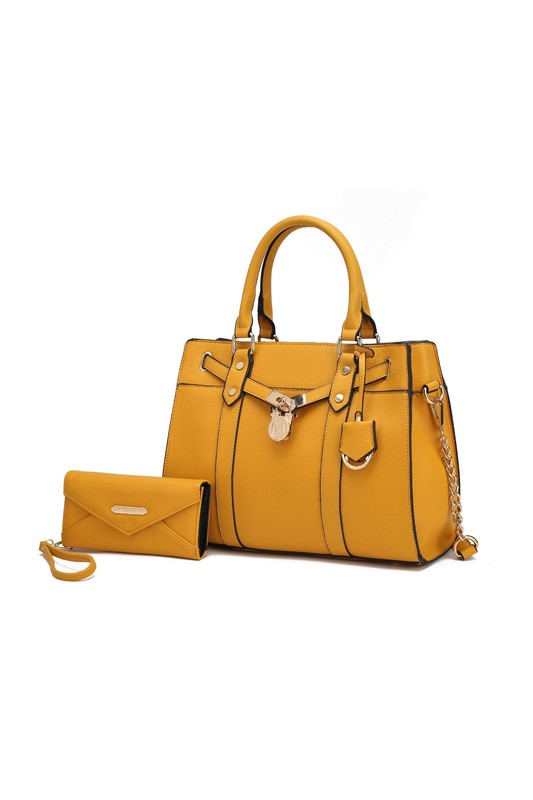 MKF Collection Christine Satchel with wallet b Mia