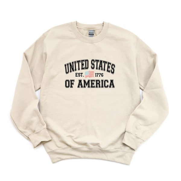 USA Est. 1776 Graphic Sweatshirt