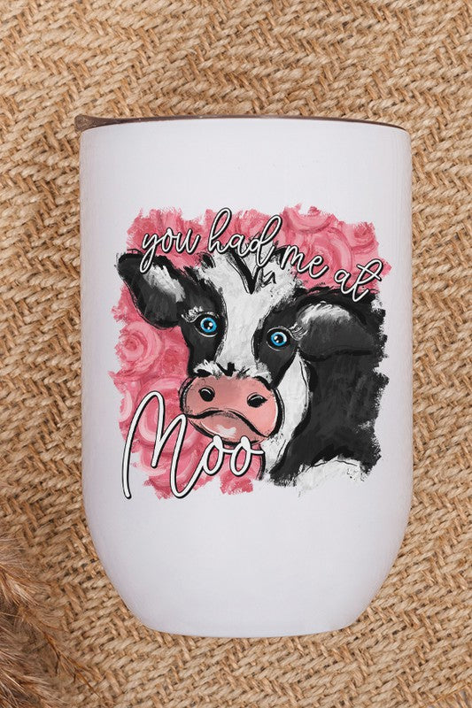Valentine's Day You Had Me at Moo Wine Cup