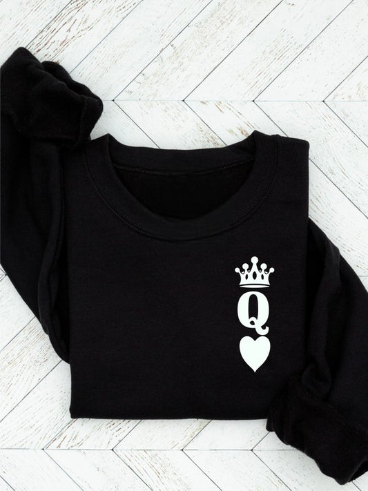 Queen of Hearts Valentine Sweatshirt