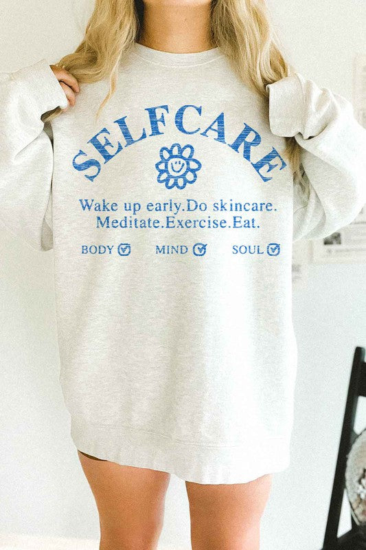 SELF CARE OVERSIZED SWEATSHIRT