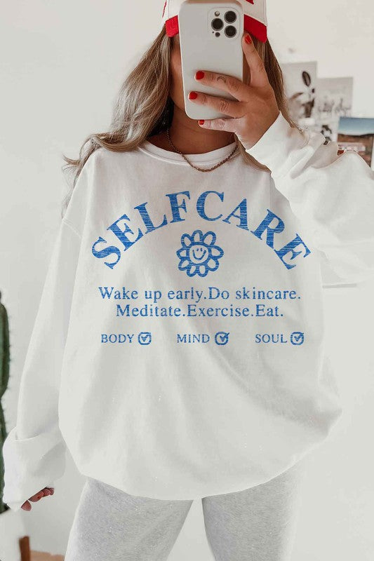 SELF CARE OVERSIZED SWEATSHIRT