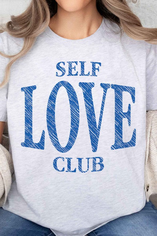 SELF LOVE CLUB OVERSIZED GRAPHIC TEE