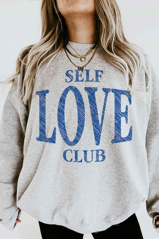 SELF LOVE CLUB OVERSIZED SWEATSHIRT