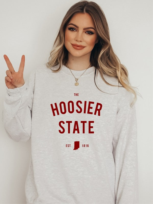 The Hoosier State Indiana Cozy Sweatshirt