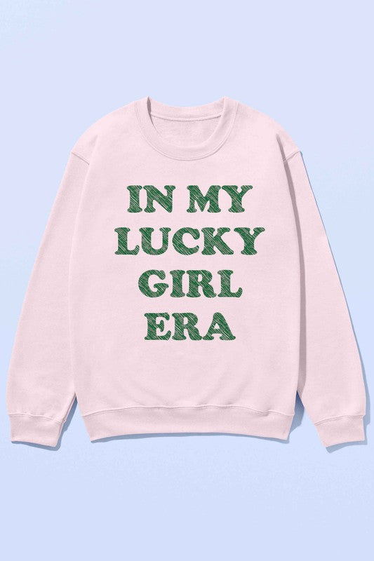 IN MY LUCKY GIRL ERA PATRICK OVERSIZED SWEATSHIRT