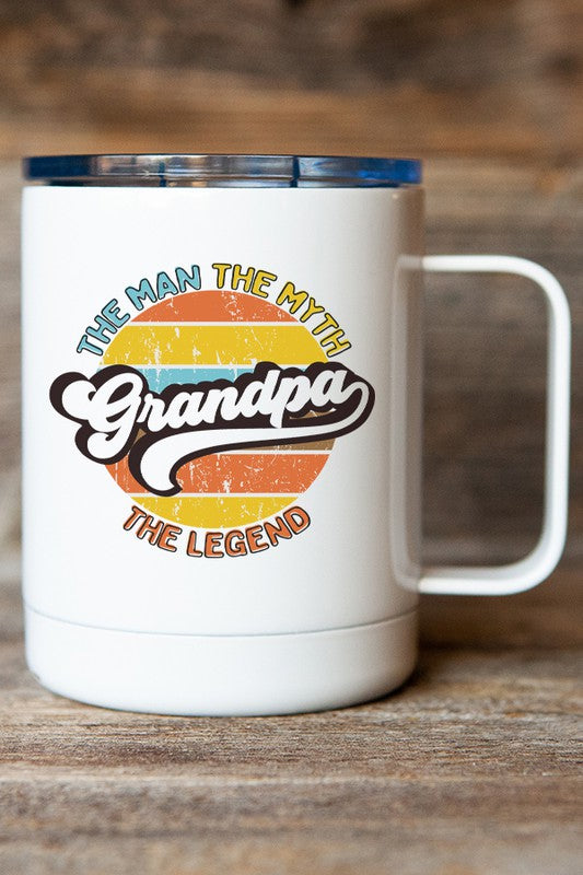 The Man The Myth Grandpa Travel Cup